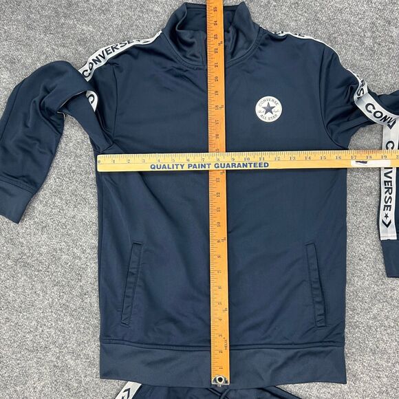 Converse Tracksuit Youth Boys M/L Medium/Large Navy Full Zip Skater Set *READ - Picture 4 of 11